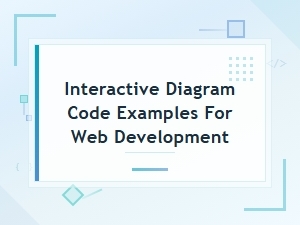 Interactive Diagram Code Examples for Web Development Templates